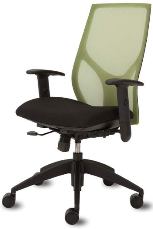 Swivel Chair with Green Back